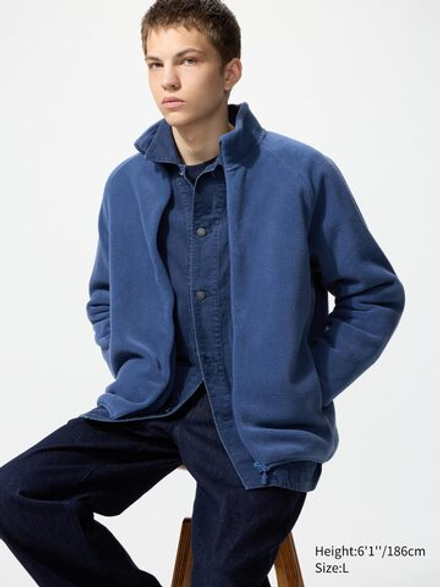UNIQLO Флисовая куртка на молнии, синий