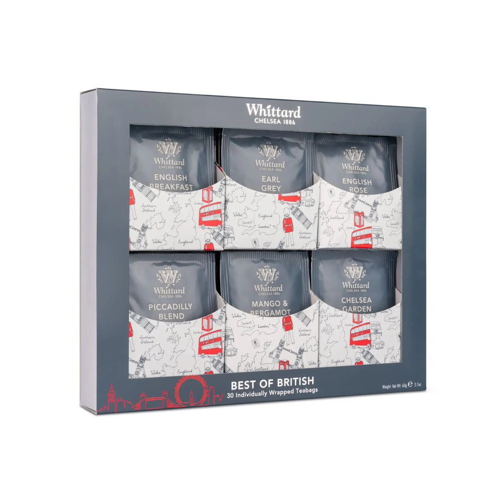 Whittard of Chelsea 1886 Набор чая в пакетиках Best of British Gift Set