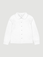 ПРЕДЗАКАЗ Рубашка с круглым воротником Mjölk Белый