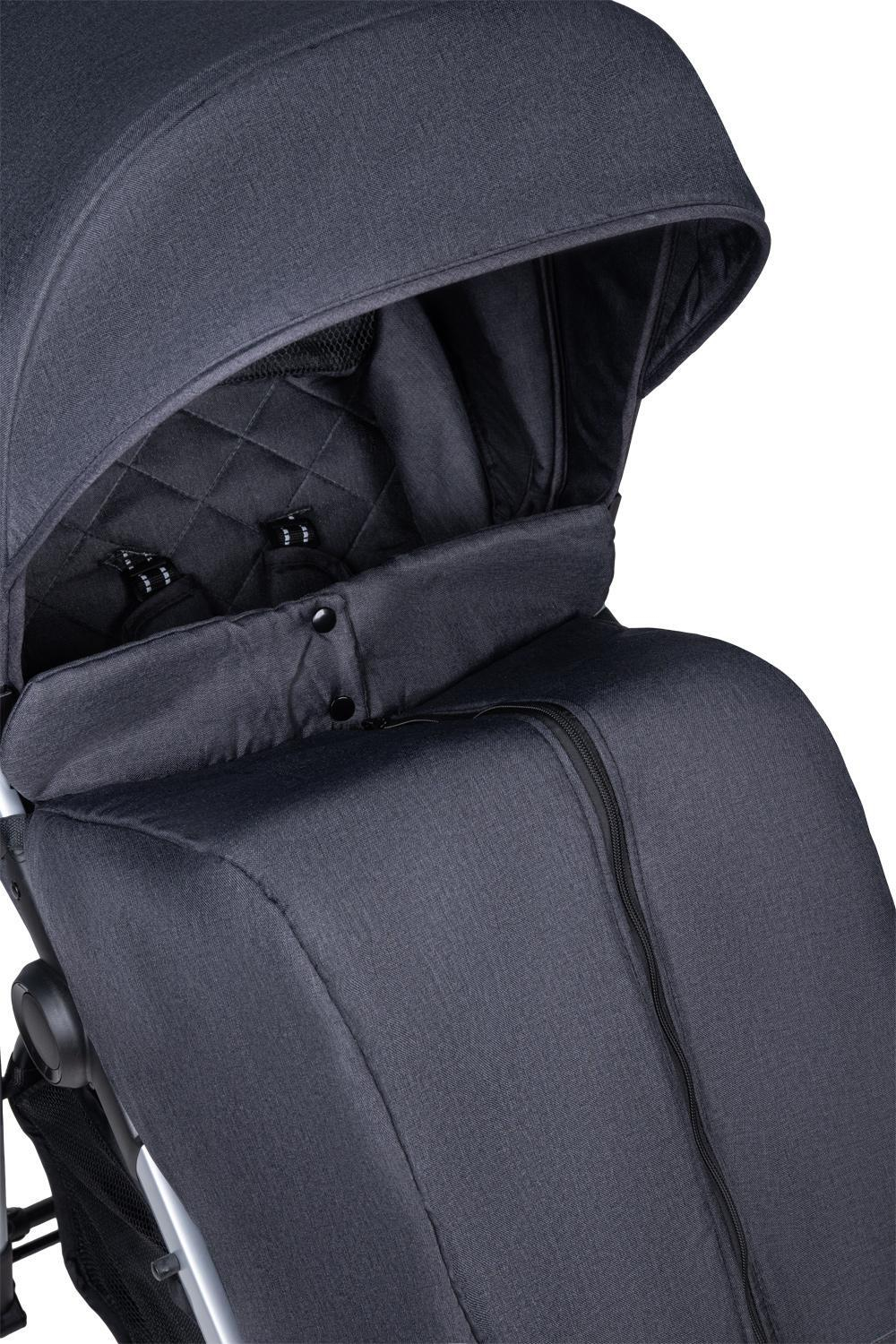 Коляска детская прогулочная COSTA Jenny + Стальной серый Артикул: JE-013