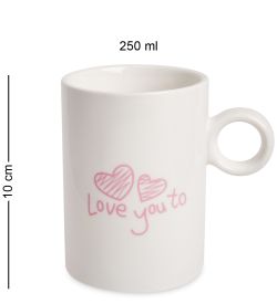 GAEM Art MUG-199/2 Набор кружек из 2-х «История любви»