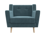 Кресло Брайтон, Бирюзовый, Велюр, 108865