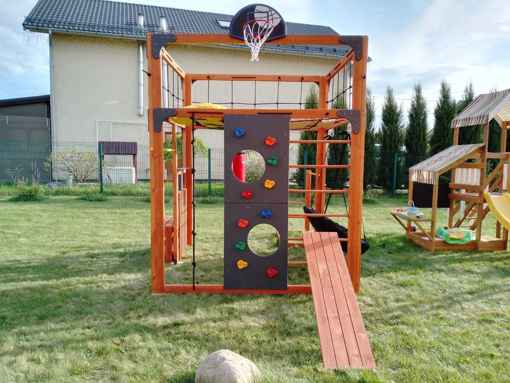 Детская площадка Савушка КУБ-1 (махагон)