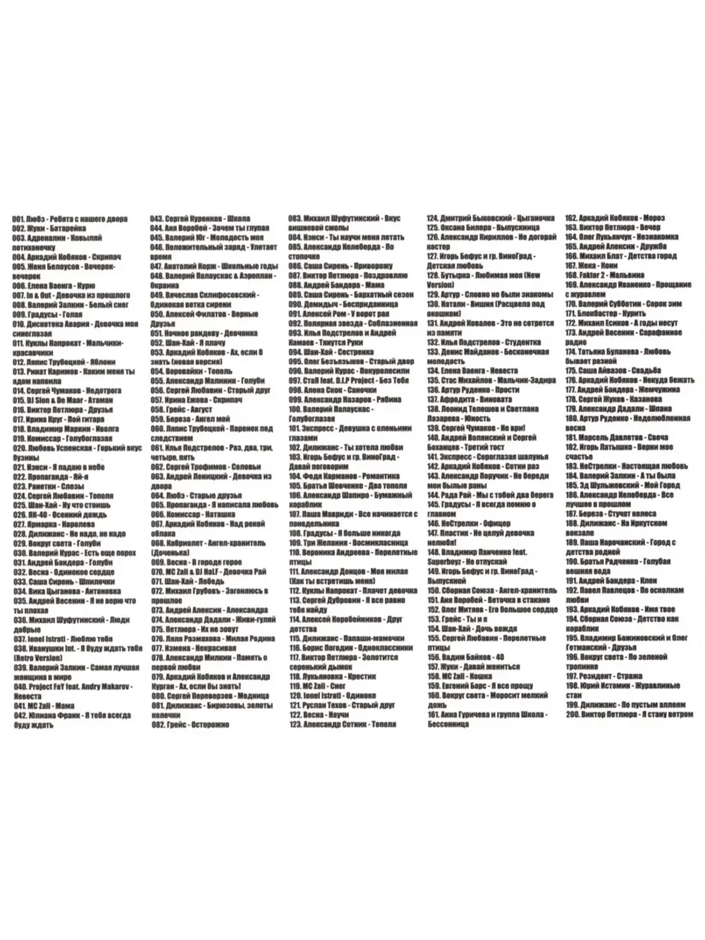 Песни нашего двора #1 (MP3 Флешка)