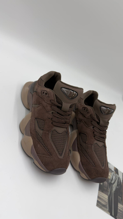 Кроссовки женские натуральная кожа/замша артикул 8888-40 цвет"шоколадный"