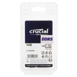 Оперативная память DDR5 Crucial 16Gb 4800MHz CT16G48C40S5 CL40 SO-DIMM