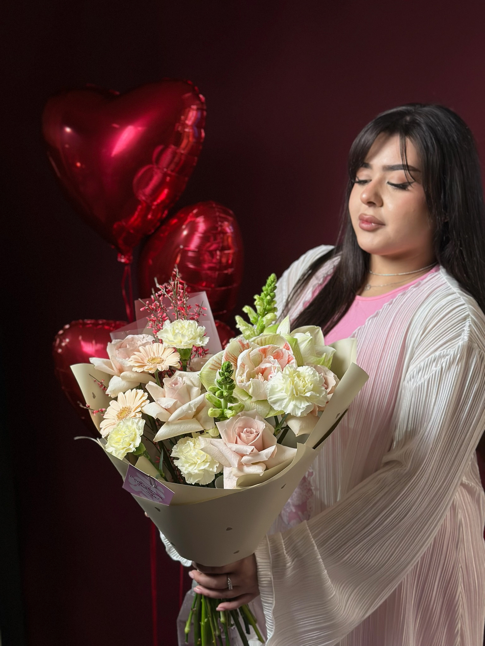 Сборный букет «Нежность в лепестках»