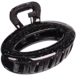 Заколка - краб для волос «AKS - MANTANA», микс 6 цветов, овал, 7*4см