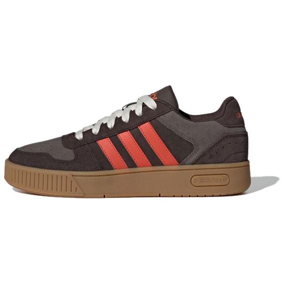 Кроссовки Adidas D PAD для скейтбординга Низки, Темно-коричневый/Белый Красный/Темно-оливковый зеленый Унисекс