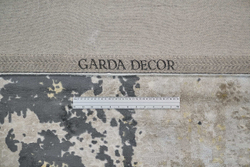 Ковер 160x230 см Garda Decor Ascona бежев-коричневый вискоза ручная работа