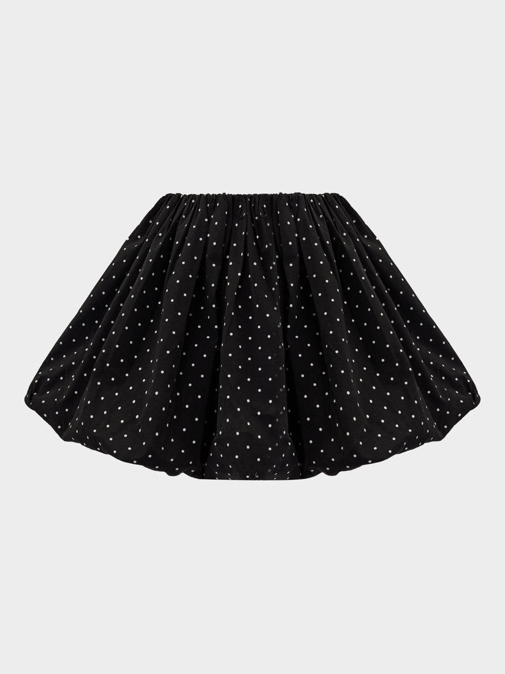 Юбка в горошек / black