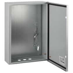 Корпус металлический ЭРА SIMPLE ЩМПг-07 (600х400х175) IP54 У2 серый | Корпуса металлические с монтажной панелью