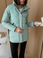 Куртка весенняя удлиненная со съемным капюшоном