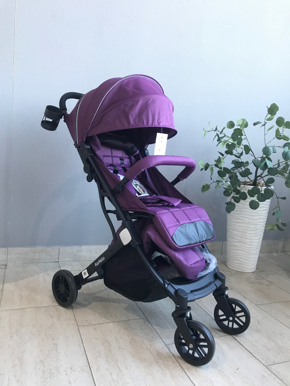 Kоляска детская прогулочная Farfello Comfy Go Comfort (Violet/Фиолетовый CG-006)