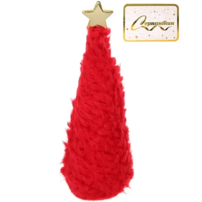Фигурка «Зимняя елочка» 15 см, Красный