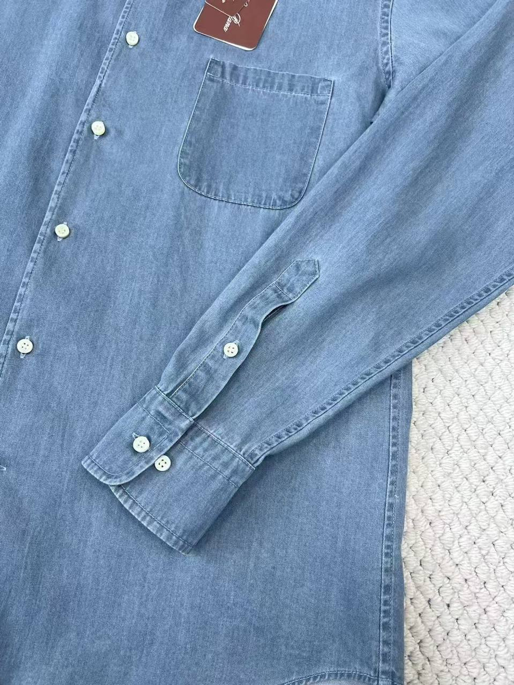Джинсовая рубашка Loro Piana