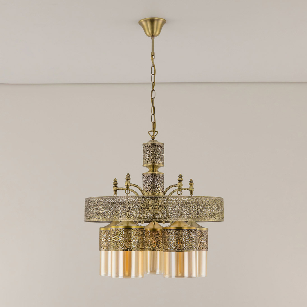 Citilux Эмир CL467153 Люстра подвесная Бронза