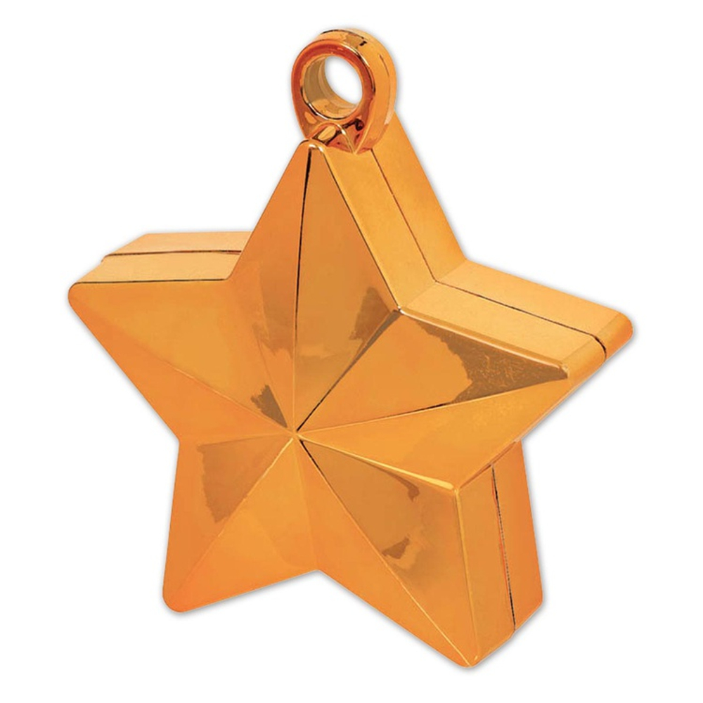Грузик для шара Звезда 170гр (Оранжевый)