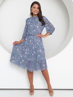 Платье Восхитительный шифон (блу) Diolche