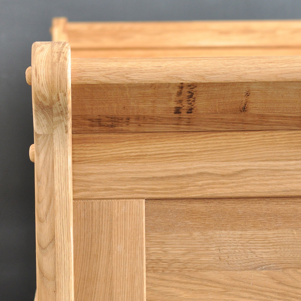 Кровать двуспальная 180х200 из дуба с ящиками