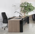 Шкаф для бумаг со стеклом низкий LAVA (ЛАВА)