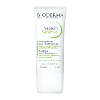 Увлажняющий успокаивающий Сенситив крем для проблемной кожи Bioderma Sebium Sensitive 30 мл