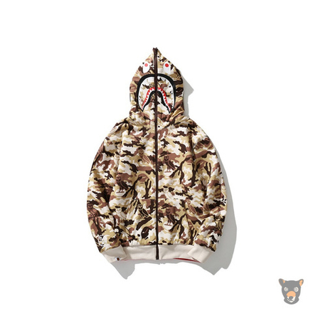 Двустороннее зип-худи Bape x OVO