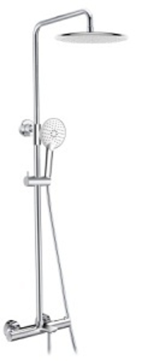 Душевая система  KAISER Cezar с термостатом, стац. лейка Ø-220mm