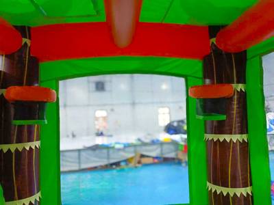 Надувная водная горка «Прыжок динозавра», 10*5*4,5 м