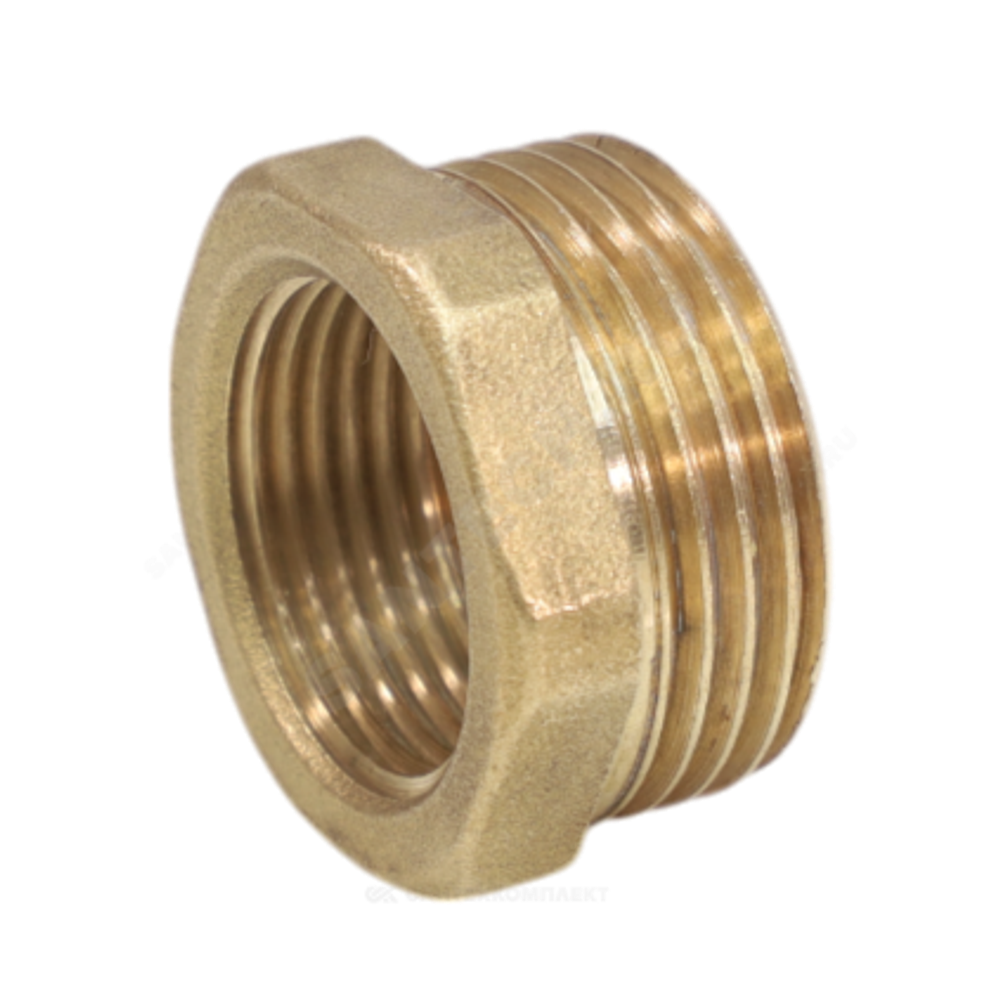 Футорка латунь Ду 15х10 (1/2"х3/8") НР/ВР VALFEX VF.581.L.012.038