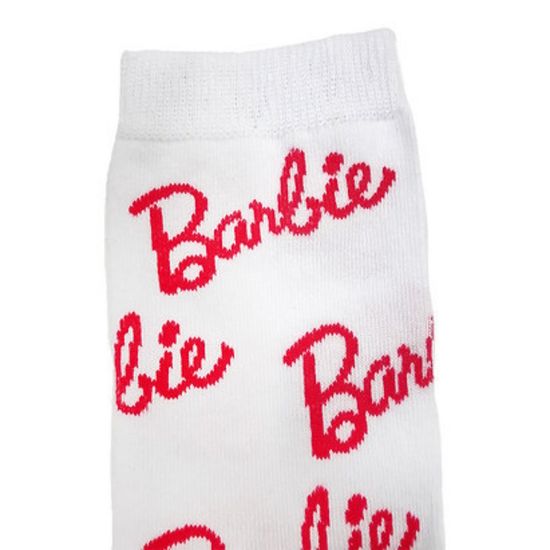 Носки "Барби, Барби, Барби", р-р 36-40 (белый)