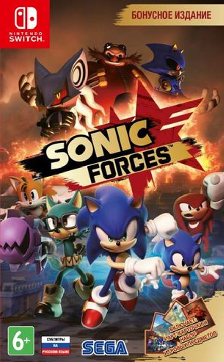 Sonic Forces (картридж для Nintendo Switch, интерфейс и субтитры на русском языке)