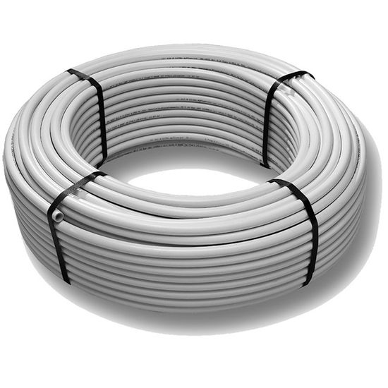 Труба Hoobs 20 x 2.0 металлопластиковая бесшовная PE-Xb/AL/PE-Xb белая в бухтах 100 м - 1 м