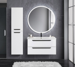 Тумба под раковину Cezares Eco-Cer 80 ECO-CER-800-2C-SO-BO подвесная Bianco Opaco