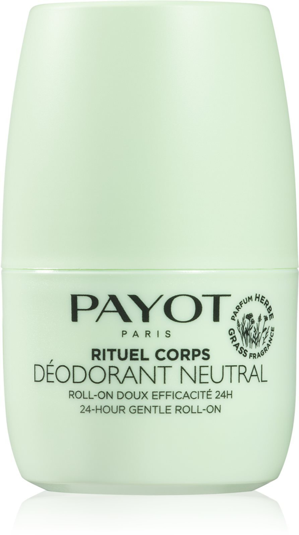 Payot Rituel Corps Deodorant Neutral Mini - шариковый мини-дезодорант /  zapachy grass 25  ml  / GTIN 3390150581984