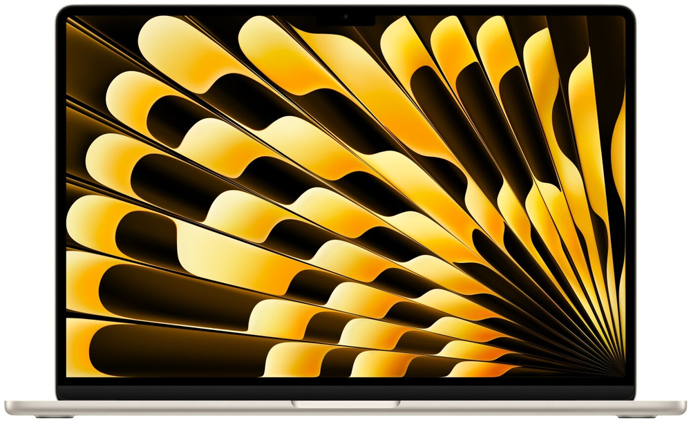 Ноутбук  Apple Macbook Air 15 (2025) 15.3 ", M, 16 Гб RAM, 256 Гб SSD, M4 10-Core GPU, Золотистый