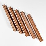 Фитиль деревянный 10 х 80 мм (5 штук, c фитиледержателем)