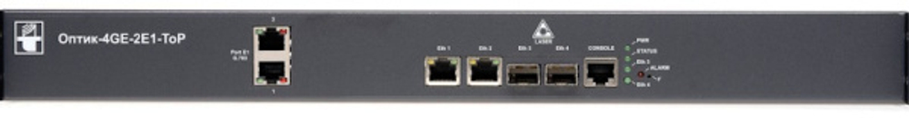 Мультиплексор-коммутатор НПО Телеком Оптик-4GE-2E1-ToP