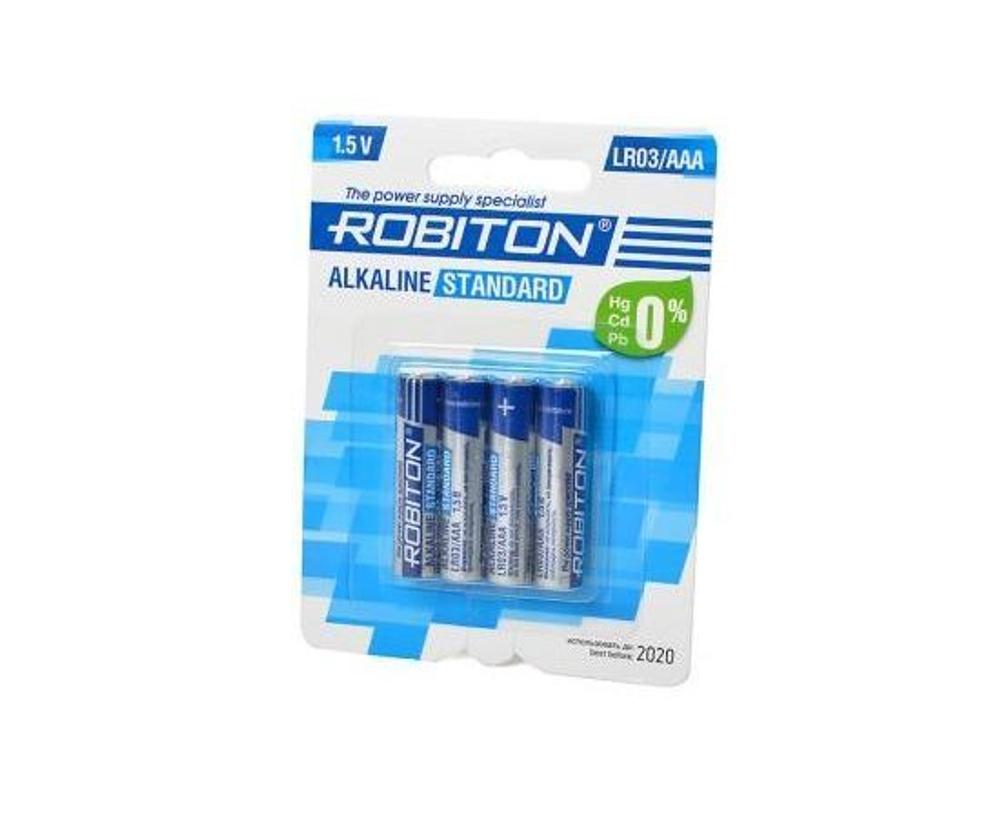 Элемент питания Robiton LR03/286 BL4