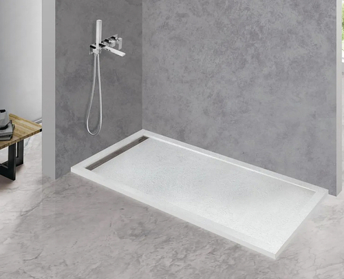 Душевой поддон из искусственного камня Cezares Tray AS 160x80 TRAY-AS-AH-160/80-30-W Белый