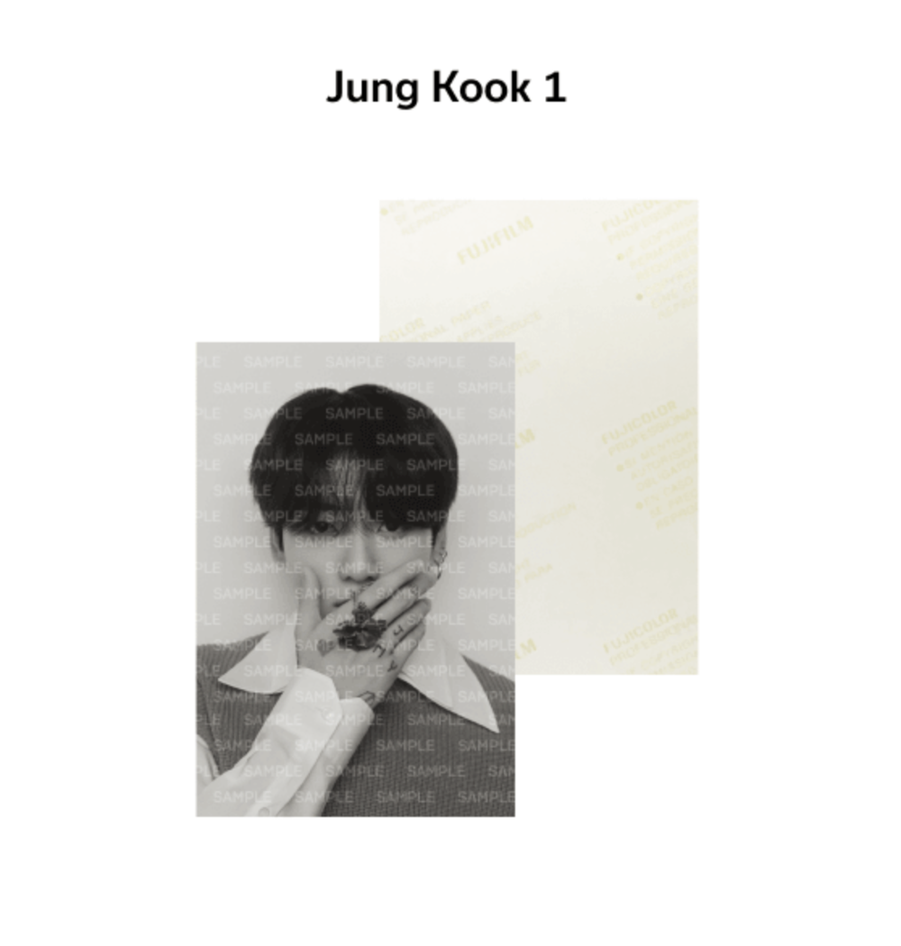 [разбор] Фотографии BTS MONOCHROME