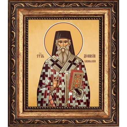 Дионисий, архиепископ Закинфский, святитель. Икона на холсте.
