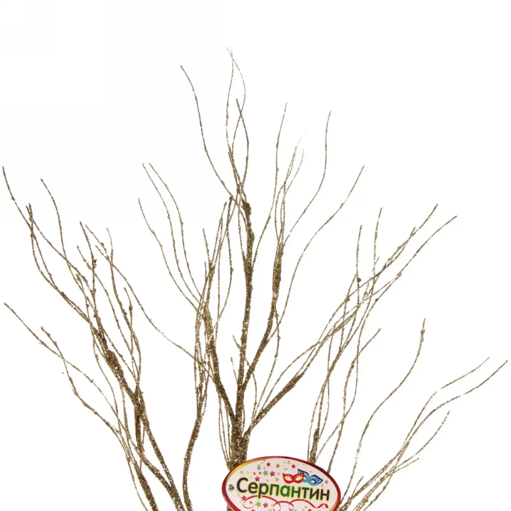 Ветка хвойная «Нежность» 77 см, Золото