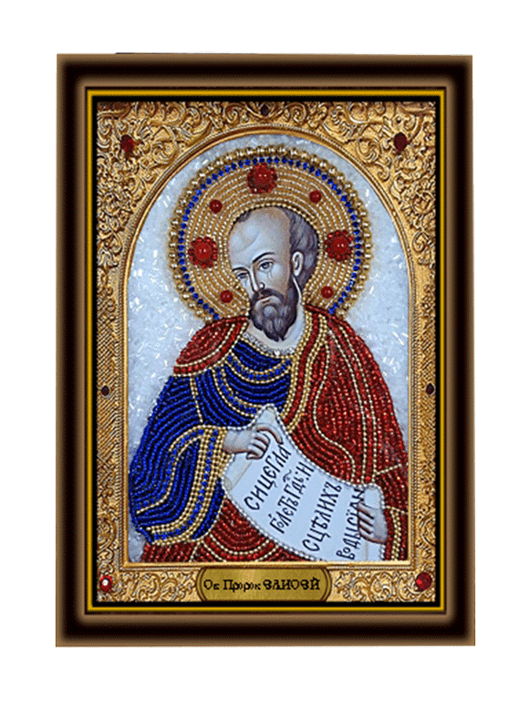 Святой пророк Елисей, в киоте