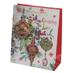 GAEM Пакет подарочный M (бумага 210г/м2, блок 12шт), L32 W12 H26 см, 4в.