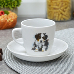 Чайная пара 250мл "Щенки"