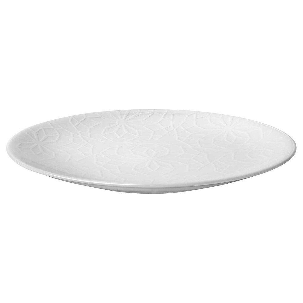 IKEA GOKVÄLLÅ  (ИКЕА ГОКВÄЛЛÅ)  -  Тарелка, белая, 21 см