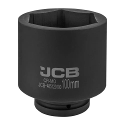 Головка ударная глубокая 100мм (6гр.), 1'' JCB JCB-485120100