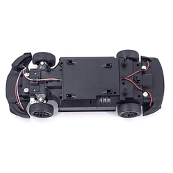 Радиоуправляемая машина для дрифта Nissan GTR R35 (свет, пар, 4WD 1:14) - RC-18B-1 красно-черный
