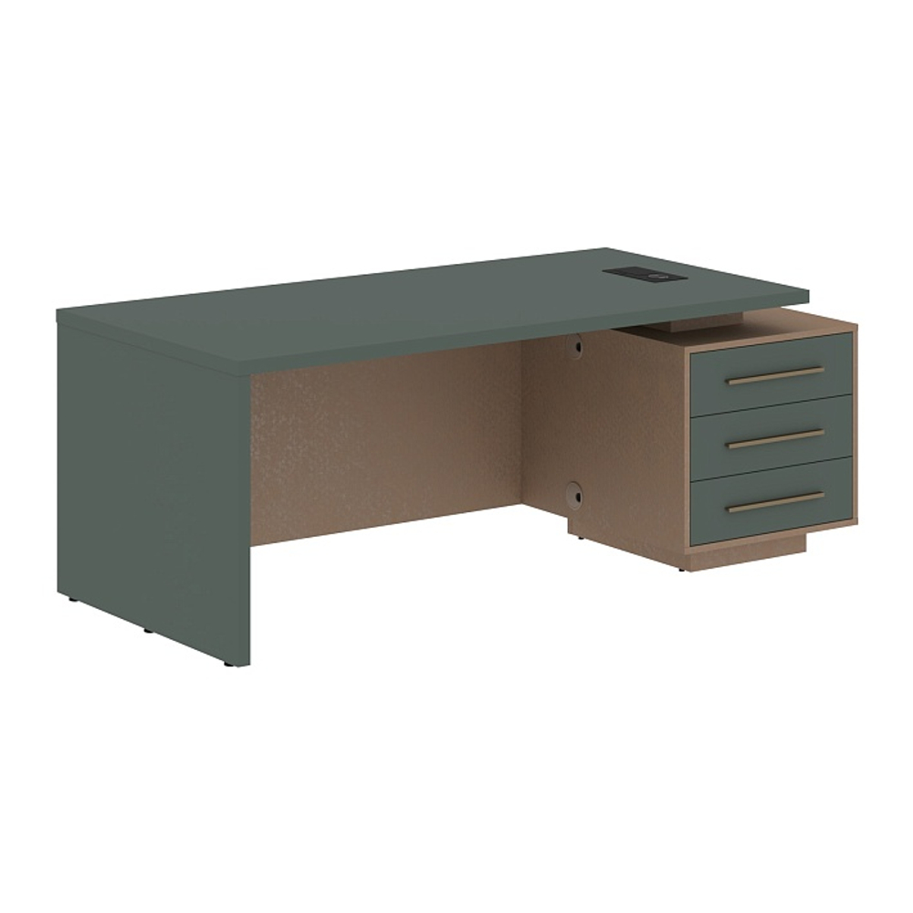 Стол руководителя с тумбой тип 1 VELION